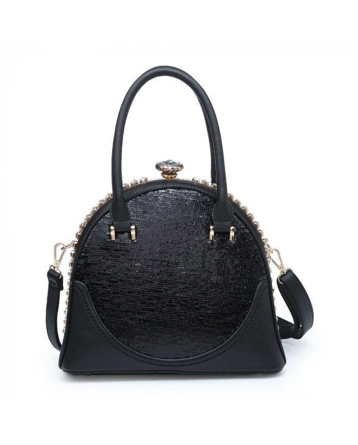 Сумка через плечо в твердом футляре из металлической рыбьей чешуи JFY, черный
Сумка через плечо в твердом футляре из металлической рыбьей чешуи JFY, черный