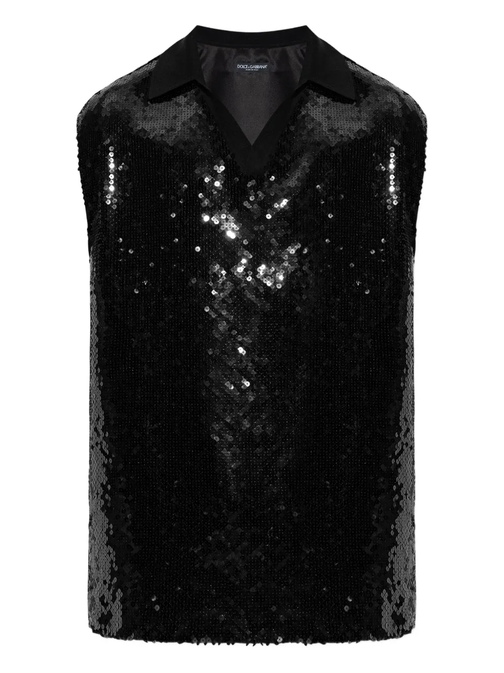 Топ с пайетками DOLCE & GABBANA, черный
Топ с пайетками DOLCE & GABBANA, черный