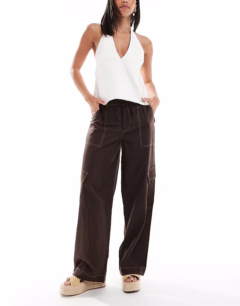 Cotton:On брюки-утилиты On Haven бордового цвета
Cotton:On брюки-утилиты On Haven бордового цвета