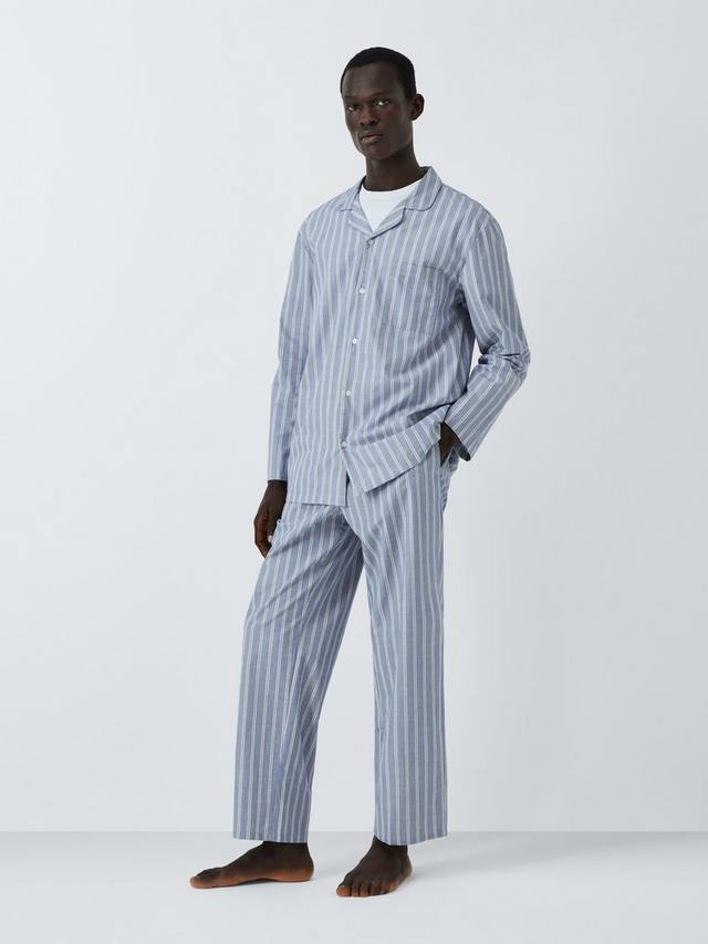 Органический хлопковый пижамный комплект в полоску John Lewis, Blue Mid
Органический хлопковый пижамный комплект в полоску John Lewis, Blue Mid