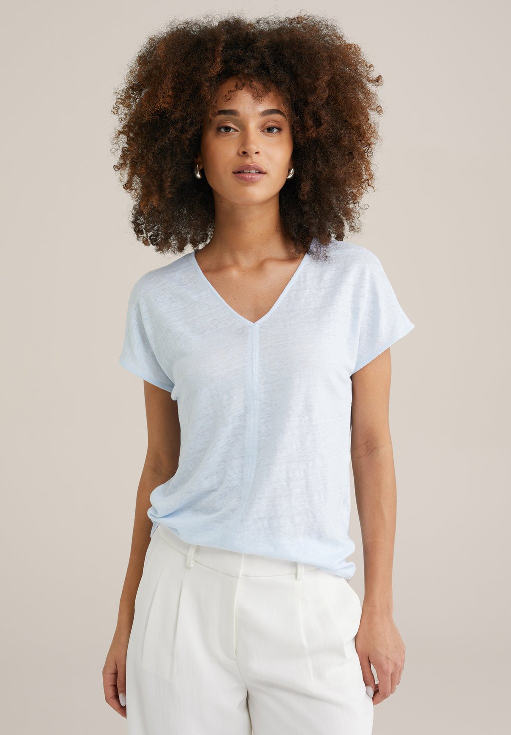 Базовая футболка WE Fashion, светло-голубой
Базовая футболка WE Fashion, светло-голубой