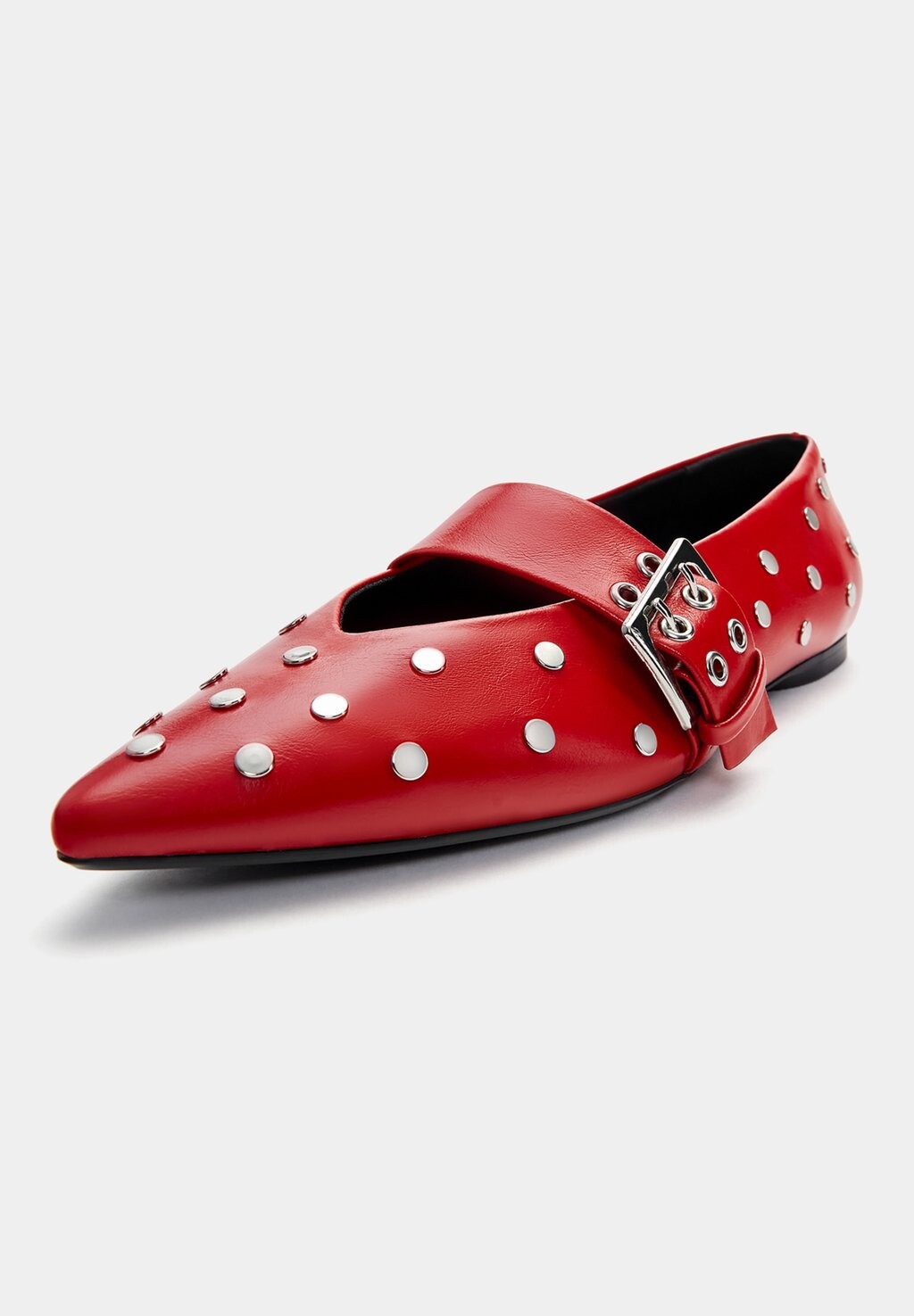Балетки с ремешками на щиколотке Studs And Buckle Detail-Flats PULL&BEAR, красный
Балетки с ремешками на щиколотке Studs And Buckle Detail-Flats PULL&BEAR, красный
