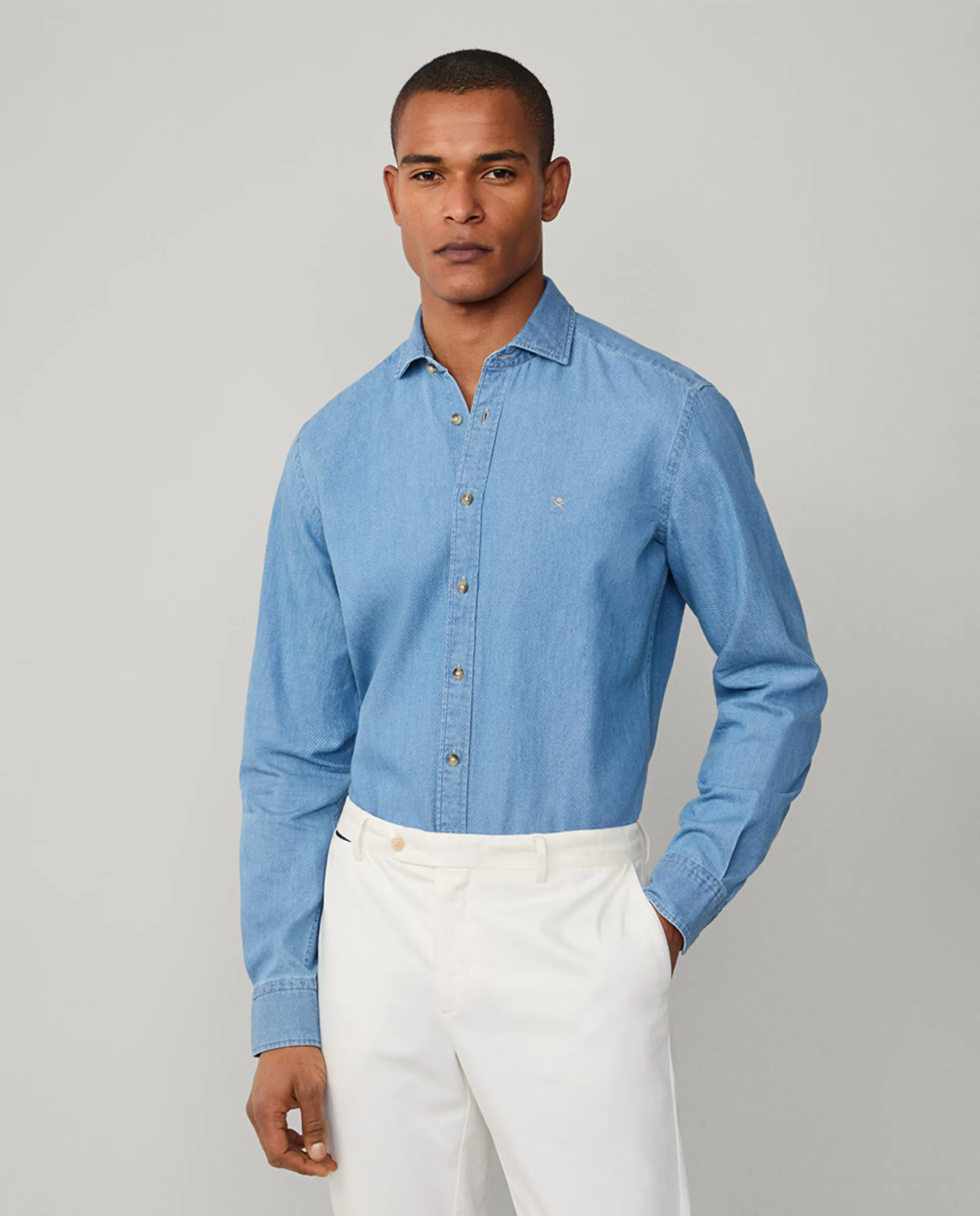 Мужская рубашка индиго с текстурой больших размеров Hackett, индиго/синий
Мужская рубашка индиго с текстурой больших размеров Hackett, индиго/синий