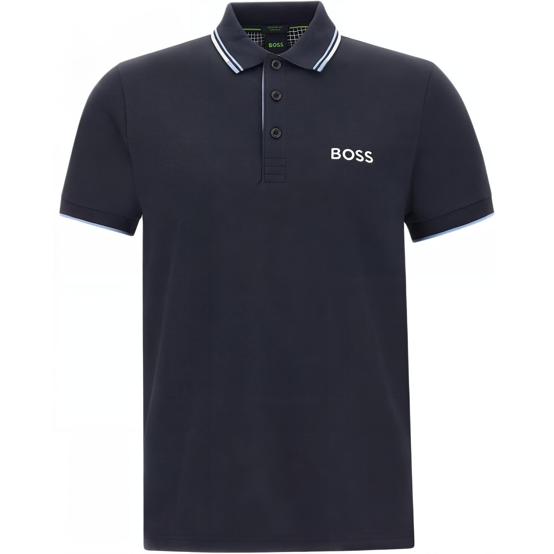 Босс логотип вышитая короткий рукав поло HUGO BOSS, темно-синий
Босс логотип вышитая короткий рукав поло HUGO BOSS, темно-синий