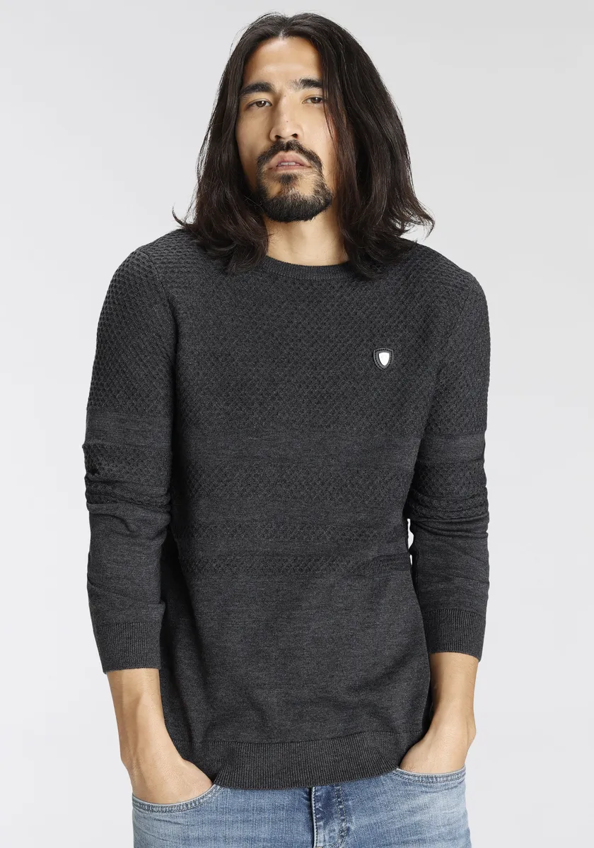 Вязаный свитер Bruno Banani с модной структурой, цвет Grau-Meliert
Вязаный свитер Bruno Banani с модной структурой, цвет Grau-Meliert