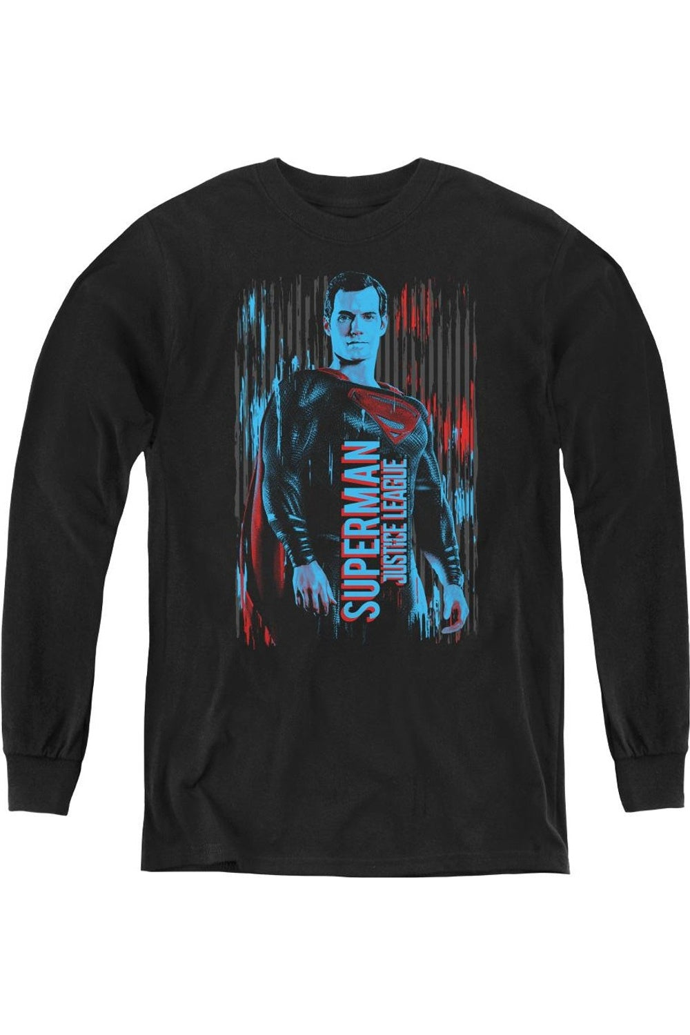 Футболка с длинным рукавом для подростков "Супермен" из фильма "Лига справедливости" Gildan, черный
Футболка с длинным рукавом для подростков "Супермен" из фильма "Лига справедливости" Gildan, черный