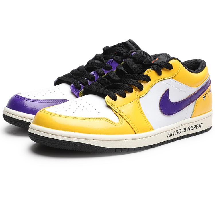 Jordan Air 1 Yellow Purple Mismatched детские баскетбольные кроссовки Unisex
Jordan Air 1 Yellow Purple Mismatched детские баскетбольные кроссовки Unisex