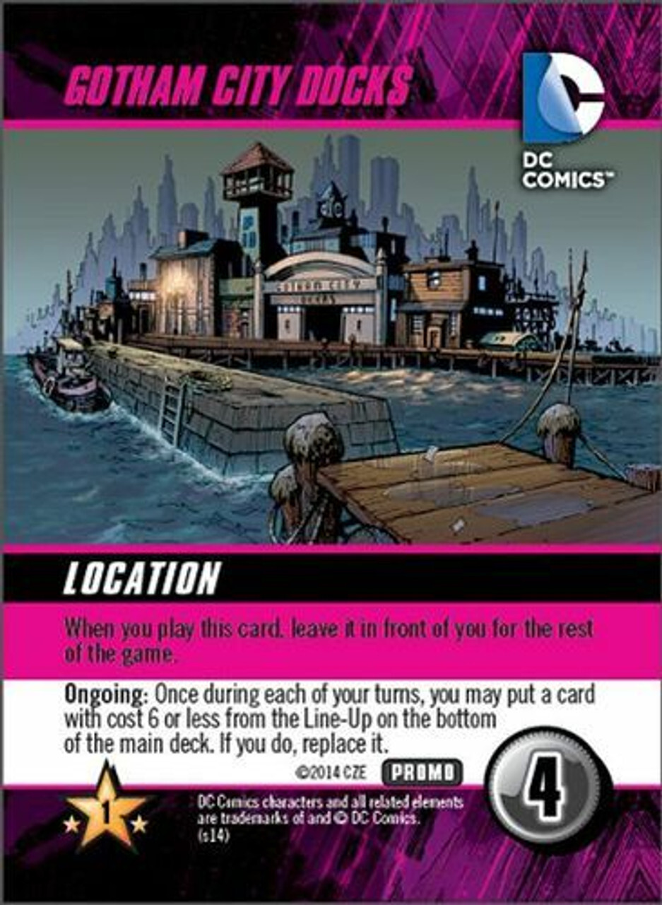 Настольная игра DC Comics Deck Building Game: Gotham City Docks Promo
Настольная игра DC Comics Deck Building Game: Gotham City Docks Promo
