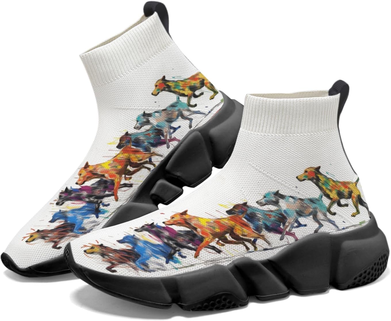 Мужские теннисные кроссовки противоскользящие для бега, повседневной ходьбы и джоггинга, женские слипоны-носки с рисунком животных Hetios, Animal_20
Мужские теннисные кроссовки противоскользящие для бега, повседневной ходьбы и джоггинга, женские слипоны-носки с рисунком животных Hetios, Animal_20