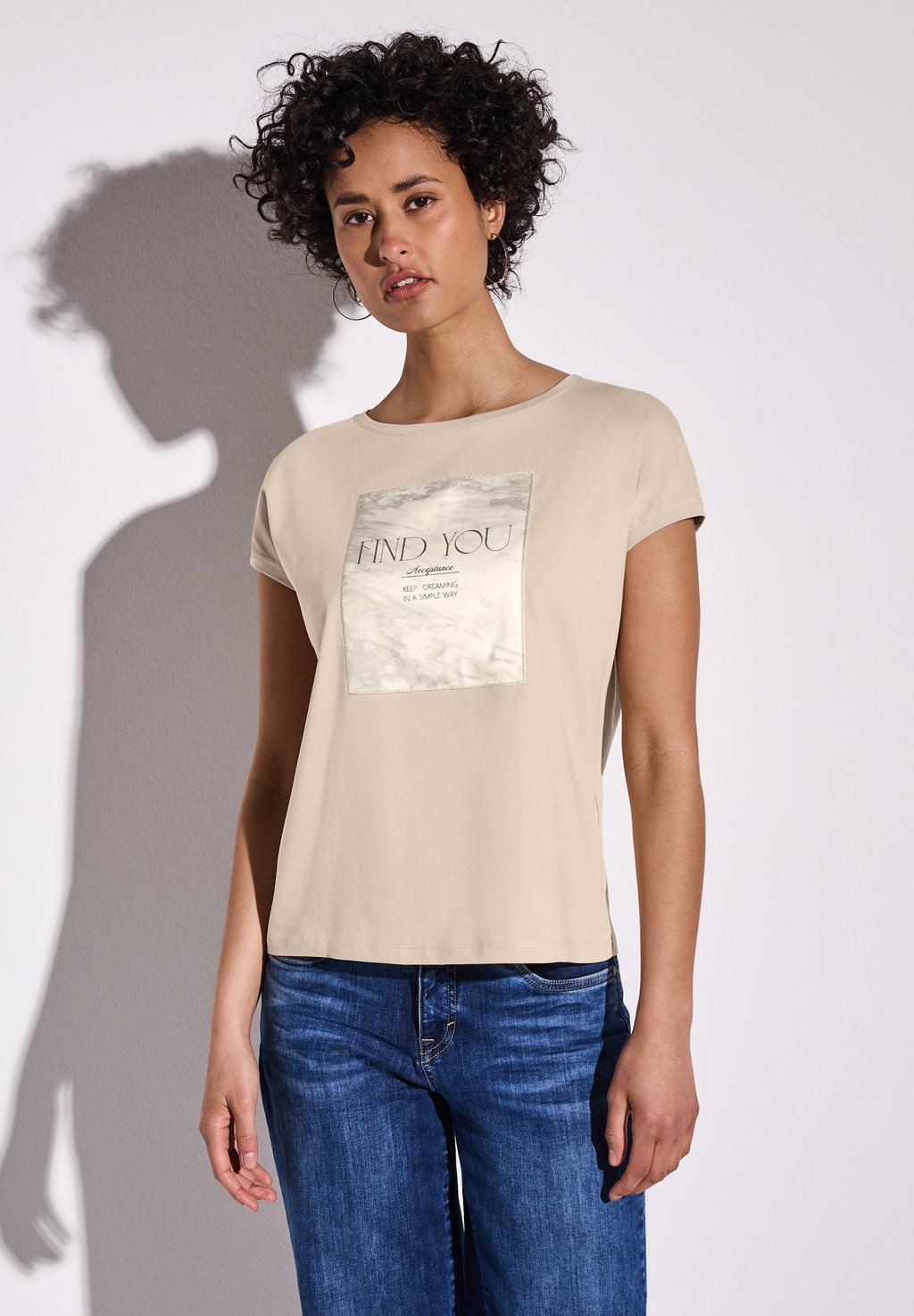 Футболка с принтом Street One, бежевый
Футболка с принтом Street One, бежевый