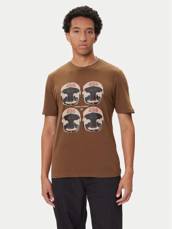 Футболка regular fit Diboxer 50542560 Hugo, коричневый
Футболка regular fit Diboxer 50542560 Hugo, коричневый