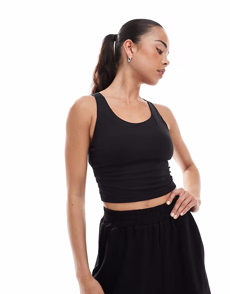 Adidas Performance all me майка-бюстгальтер средней поддержки черного цвета
Adidas Performance all me майка-бюстгальтер средней поддержки черного цвета