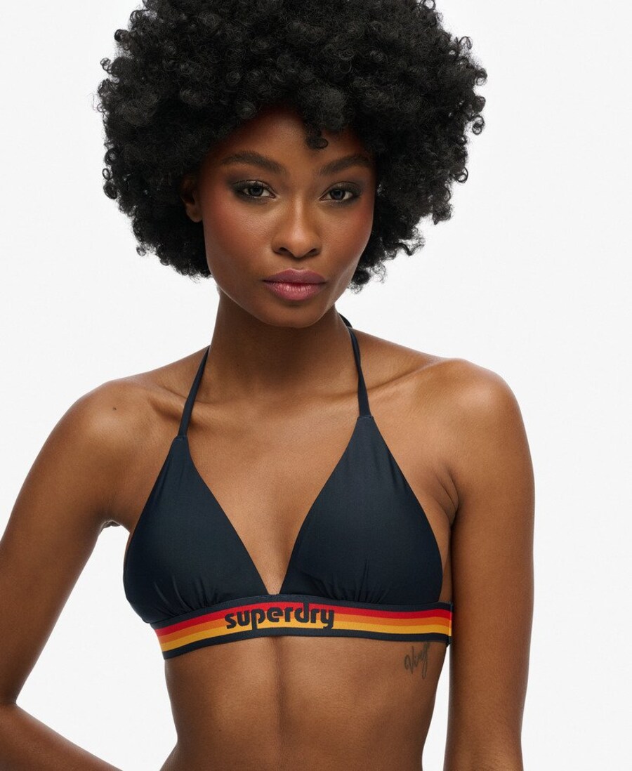Треугольный бикини-топ Superdry, темно-синий
Треугольный бикини-топ Superdry, темно-синий