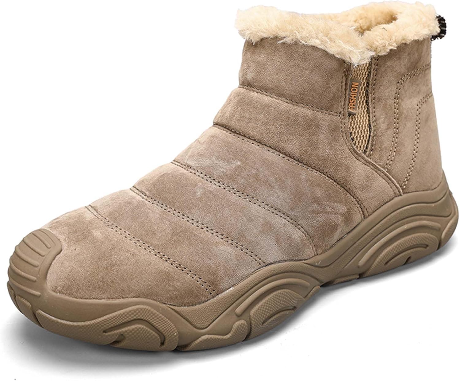 Мужские зимние ботинки с меховой подкладкой, водонепроницаемые, теплые, на щиколотку, противоскользящие, для прогулок на улице, хлопковые Generic, хаки
Мужские зимние ботинки с меховой подкладкой, водонепроницаемые, теплые, на щиколотку, противоскользящие, для прогулок на улице, хлопковые Generic, хаки