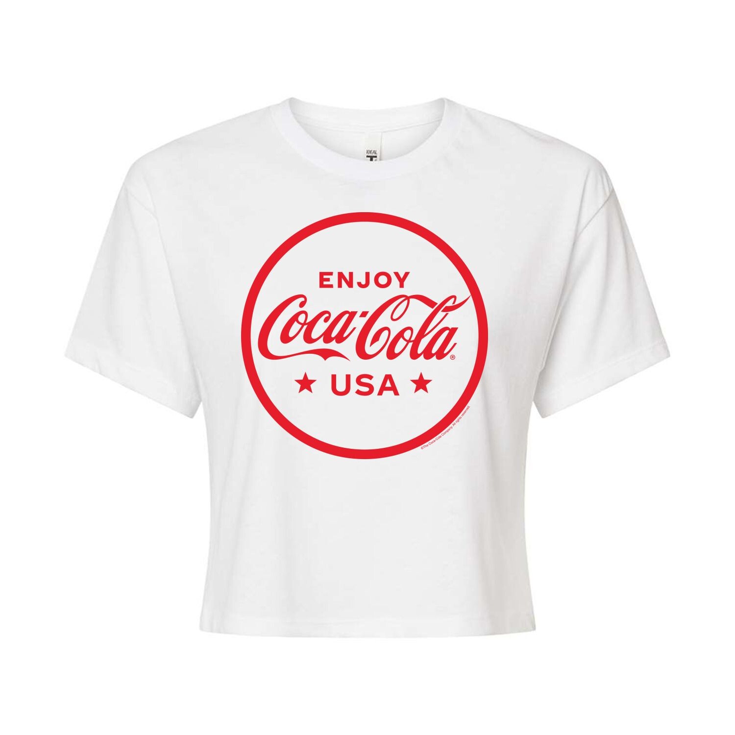 Укороченная футболка с рисунком Coca-Cola USA для юниоров Licensed Character, белый
Укороченная футболка с рисунком Coca-Cola USA для юниоров Licensed Character, белый