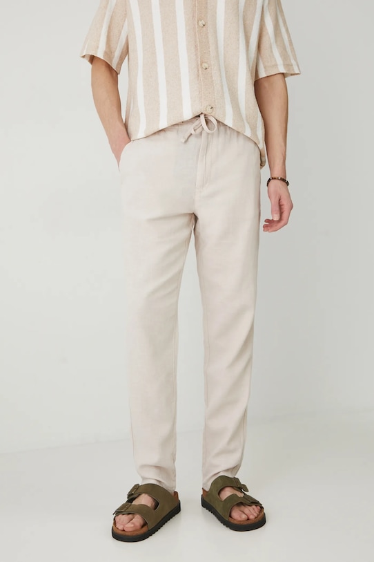 Брюки с добавлением льна Medicine, бежевый
Брюки с добавлением льна Medicine, бежевый