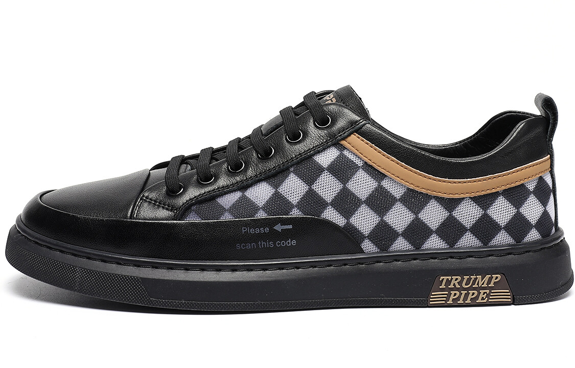 Кеды мужские, обувь для скейтбординга низкая черный Trumppipe
Кеды мужские, обувь для скейтбординга низкая черный Trumppipe