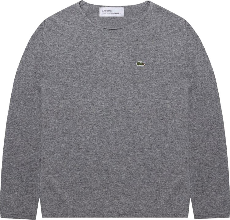 Свитер Comme des Garçons SHIRT x Lacoste Knit 'Grey', серый
Свитер Comme des Garçons SHIRT x Lacoste Knit 'Grey', серый