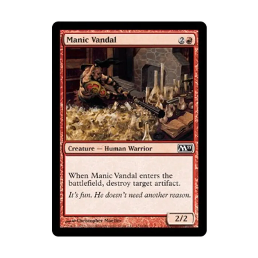 CCG Маниакальный вандал (К), MTG - Magic 2011
CCG Маниакальный вандал (К), MTG - Magic 2011