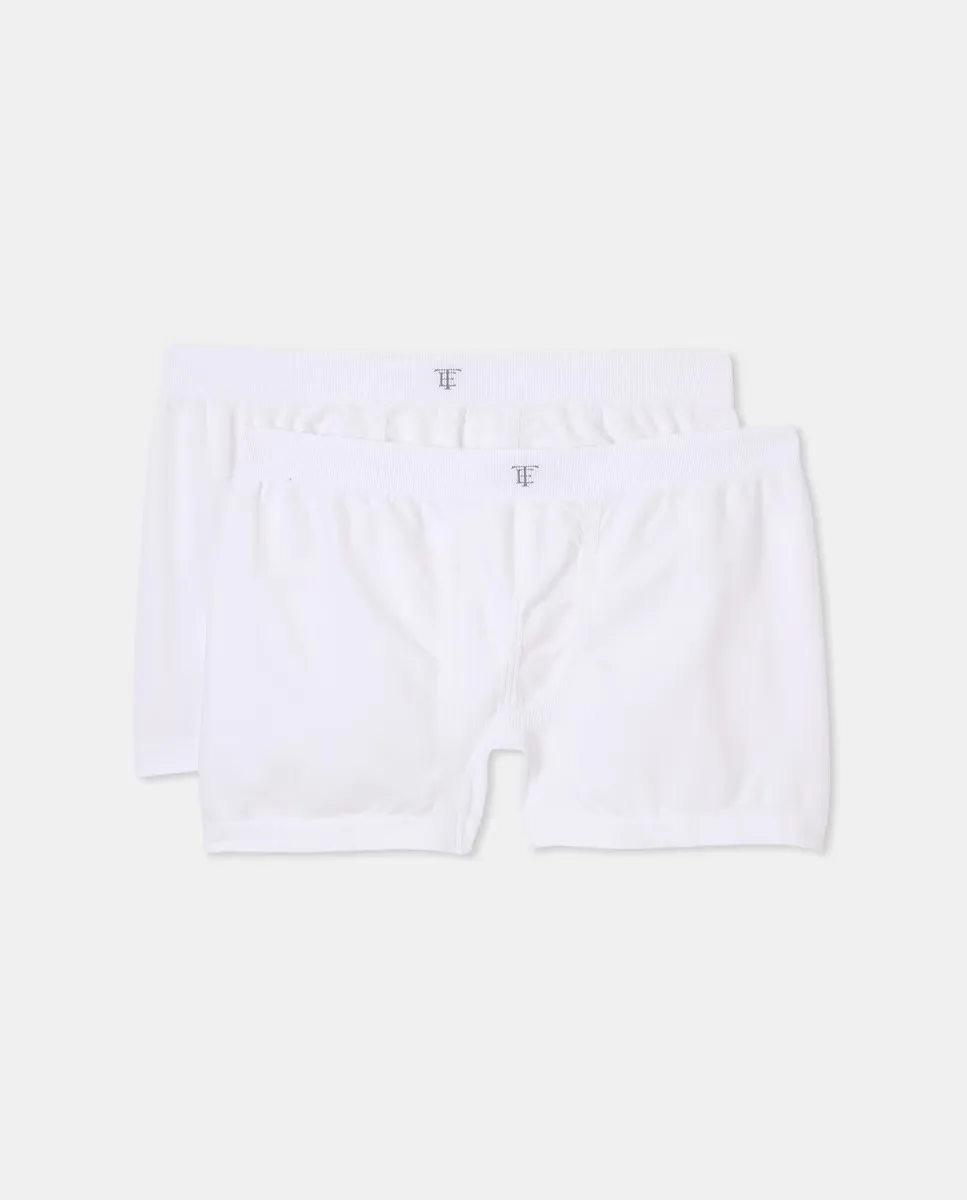 Упаковка из 2 мужских бесшовных боксеров гладкой вязки Emidio Tucci, белый
Упаковка из 2 мужских бесшовных боксеров гладкой вязки Emidio Tucci, белый