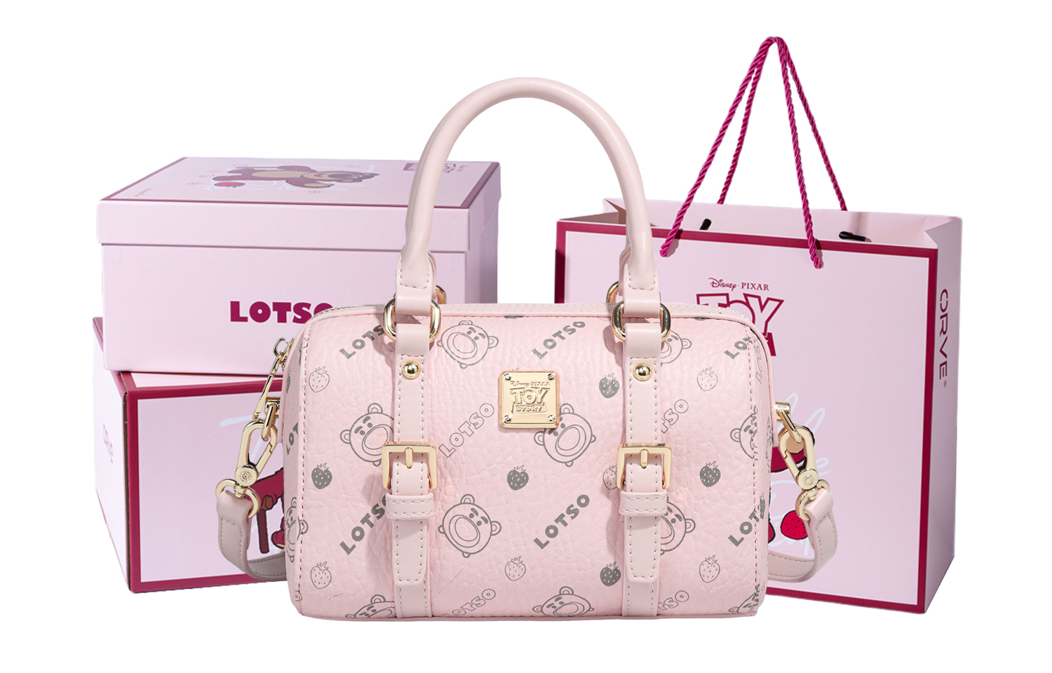 Disney Сумка через плечо из ПВХ серии "Клубничный мишка" женская разноцветная
Disney Сумка через плечо из ПВХ серии "Клубничный мишка" женская разноцветная