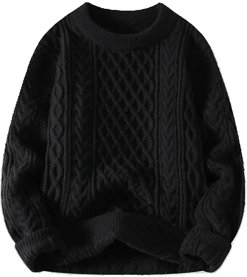 Свитер мужской вязаный с круглым вырезом MIGAOQ
Свитер мужской вязаный с круглым вырезом MIGAOQ