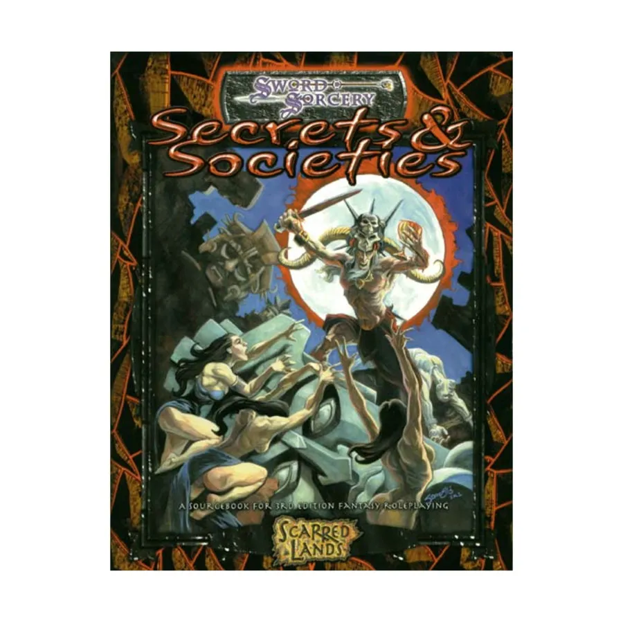 Secrets & Societies, Scarred Lands (d20), мягкая обложка 
Secrets & Societies, Scarred Lands (d20), мягкая обложка