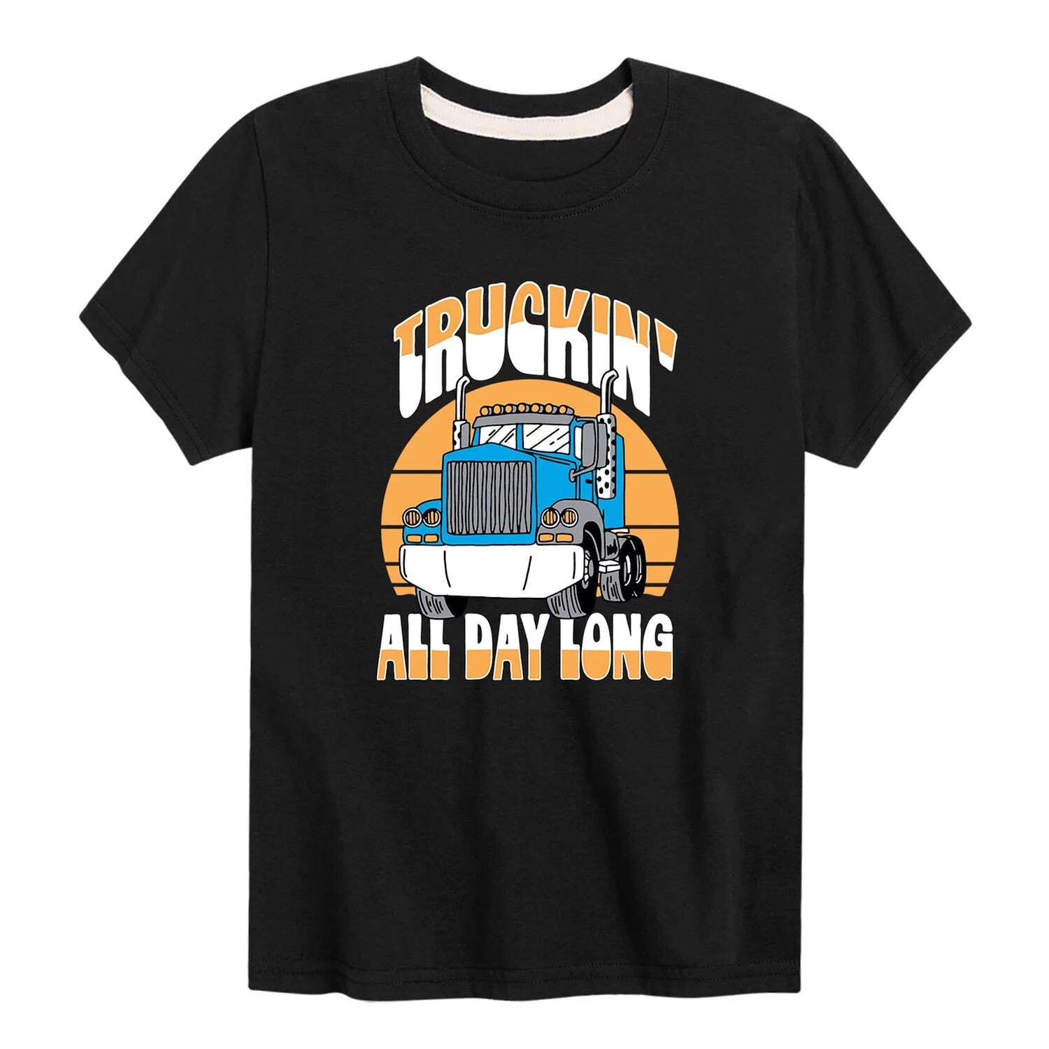 Футболка с рисунком Truckin' All Day Long для мальчиков 8–20 лет Licensed Character, черный
Футболка с рисунком Truckin' All Day Long для мальчиков 8–20 лет Licensed Character, черный