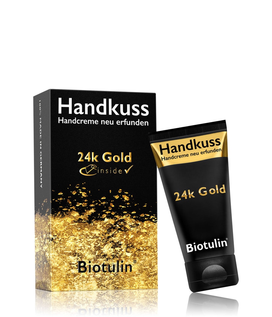 Крем для рук Biotulin Handkuss 24k gold, 50 ml
Крем для рук Biotulin Handkuss 24k gold, 50 ml