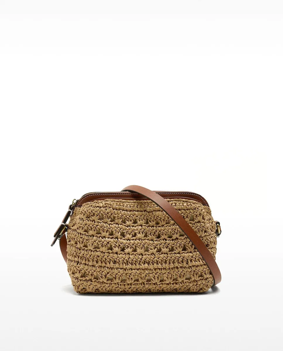 Женская сумка-барсетка из рафии с застежкой на молнии и несколькими карманами Parfois, коричневый
Женская сумка-барсетка из рафии с застежкой на молнии и несколькими карманами Parfois, коричневый