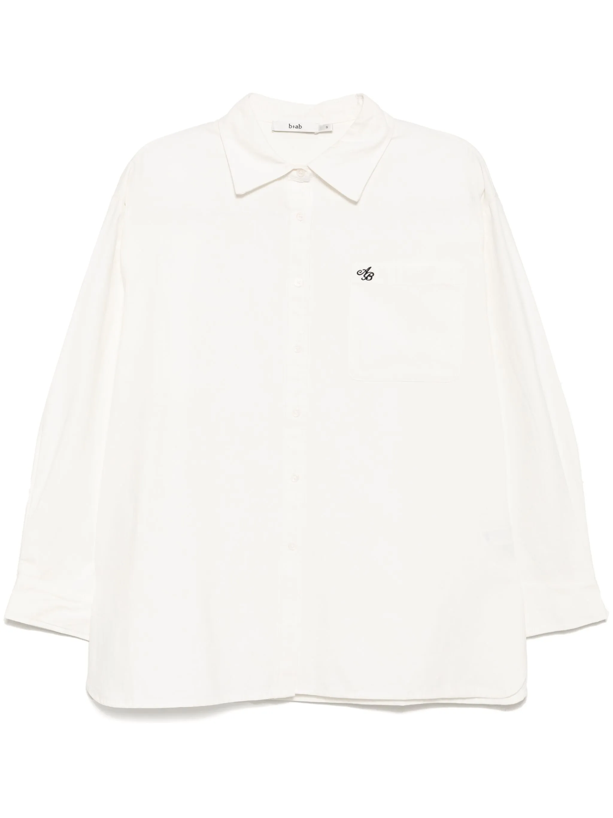 Рубашка с длинными рукавами и вышитым логотипом B+Ab, белый
Рубашка с длинными рукавами и вышитым логотипом B+Ab, белый