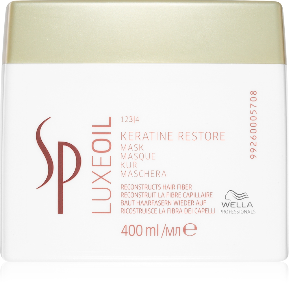 Питательная маска Sp Luxe Oil для поврежденных волос Wella Professionals, 400 мл
Питательная маска Sp Luxe Oil для поврежденных волос Wella Professionals, 400 мл