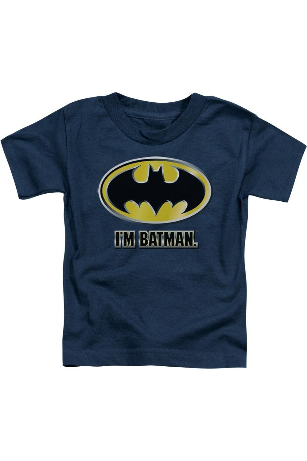 Футболка с коротким рукавом для малышей "Batman Я Бэтмен" Gildan, темно-синий 
Футболка с коротким рукавом для малышей "Batman Я Бэтмен" Gildan, темно-синий