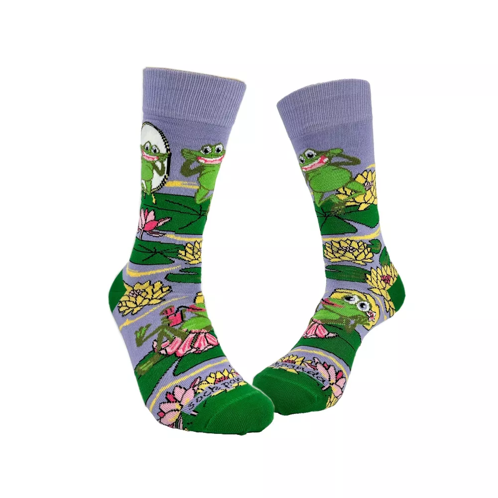 Носки Frog Vanity (женские размеры, взрослые, средние) от Sock Panda
Носки Frog Vanity (женские размеры, взрослые, средние) от Sock Panda
