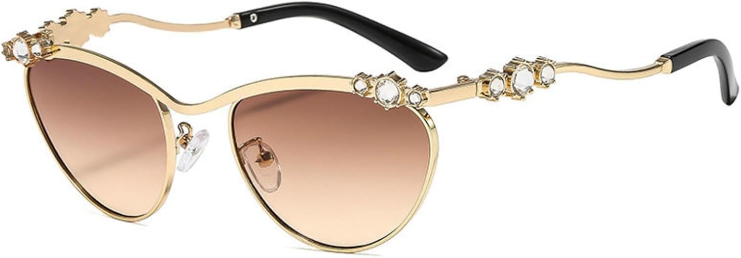 Солнцезащитные очки Willochra Chic Bling с блестками для женщин, овальные, с бриллиантами, в форме «кошачий глаз», с защитой от УФ-излучения UV400, модные металлические очки, C4
Солнцезащитные очки Willochra Chic Bling с блестками для женщин, овальные, с бриллиантами, в форме «кошачий глаз», с защитой от УФ-излучения UV400, модные металлические очки, C4