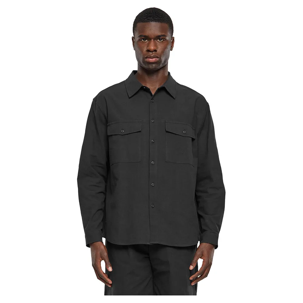 Рубашка Urban Classics Basic Crepe, черный
Рубашка Urban Classics Basic Crepe, черный