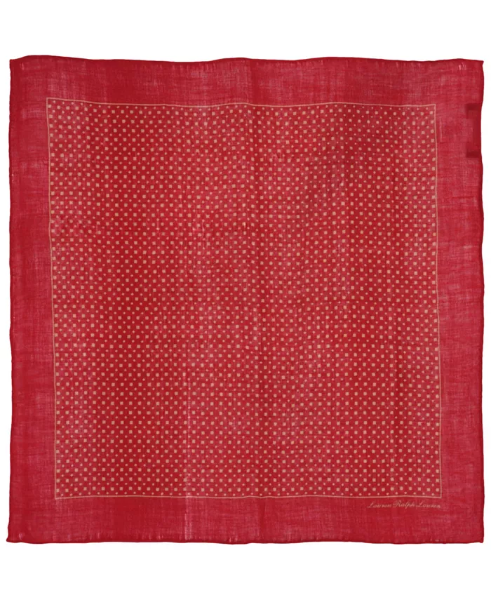 Шарф Geo Square Lauren Ralph Lauren, красный 
Шарф Geo Square Lauren Ralph Lauren, красный