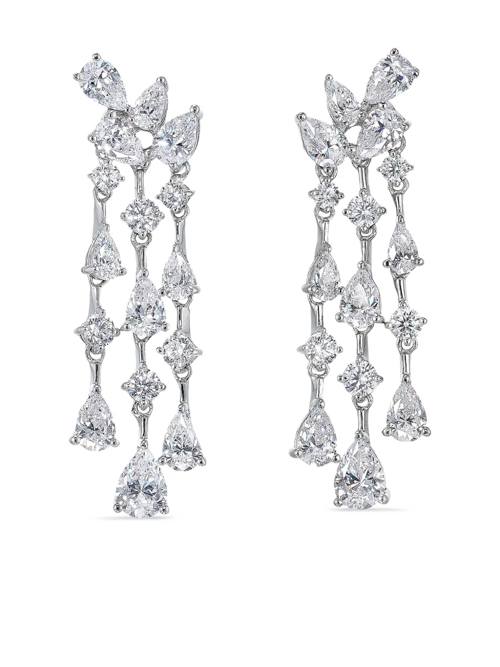 Серьги Chandelier из белого золота с бриллиантами Anabela Chan, белый
Серьги Chandelier из белого золота с бриллиантами Anabela Chan, белый