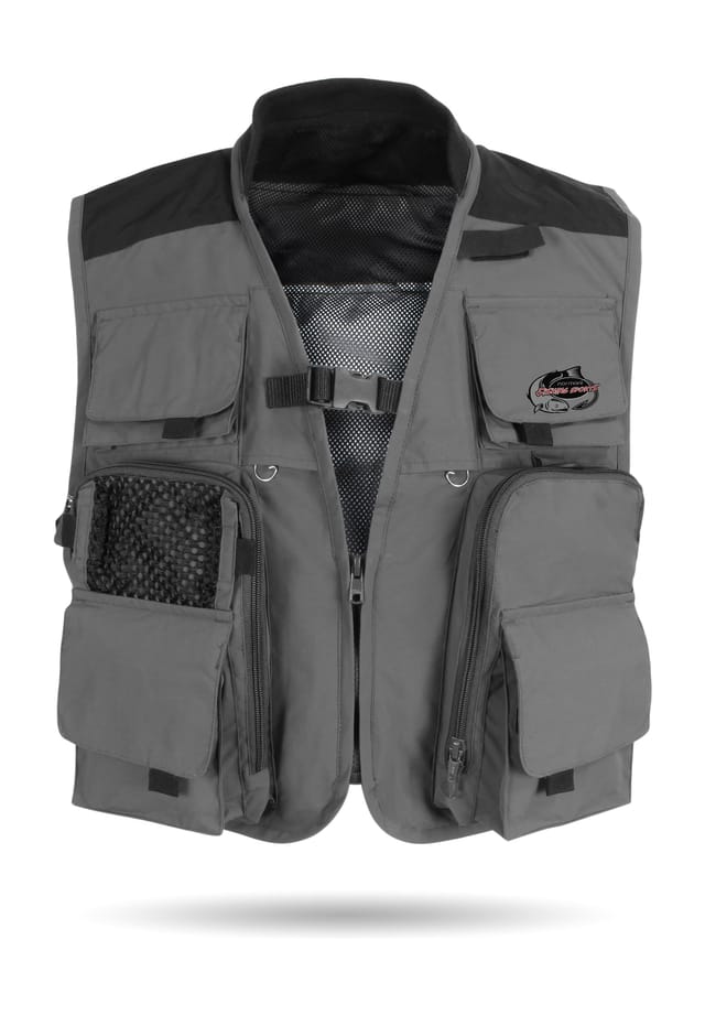 Жилет для рыбалки на манту Normani, серый
Жилет для рыбалки на манту Normani, серый
