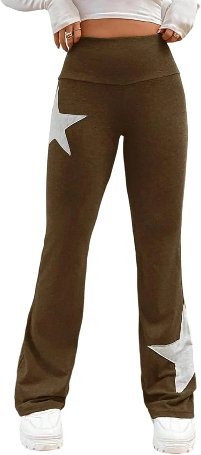 Зимние леггинсы DuDubaby для женщин с высокой талией и расклешенным низом, принт звезды
Зимние леггинсы DuDubaby для женщин с высокой талией и расклешенным низом, принт звезды