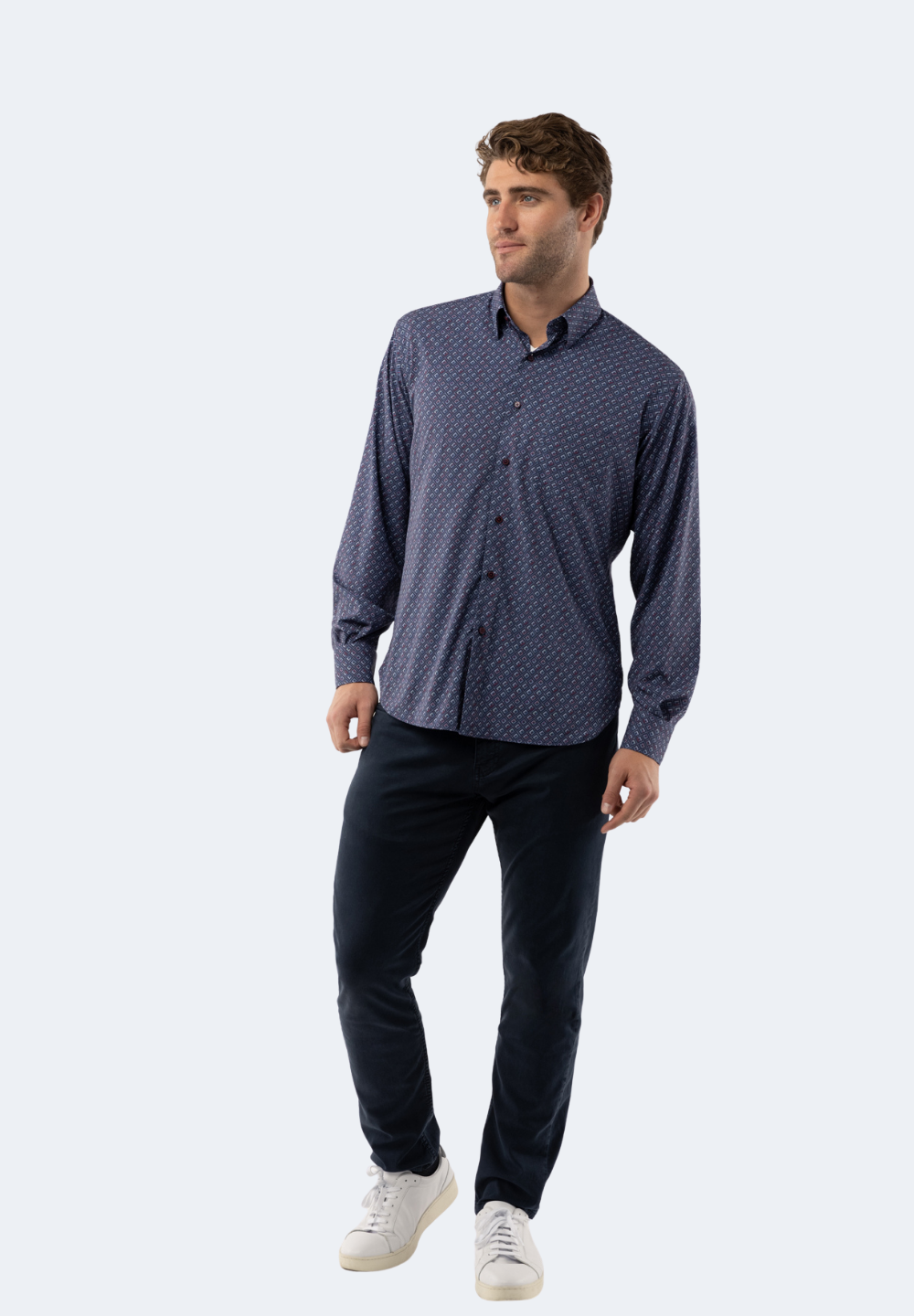 Рубашка темно-синего цвета Twist Box Shape American Heritage
Рубашка темно-синего цвета Twist Box Shape American Heritage