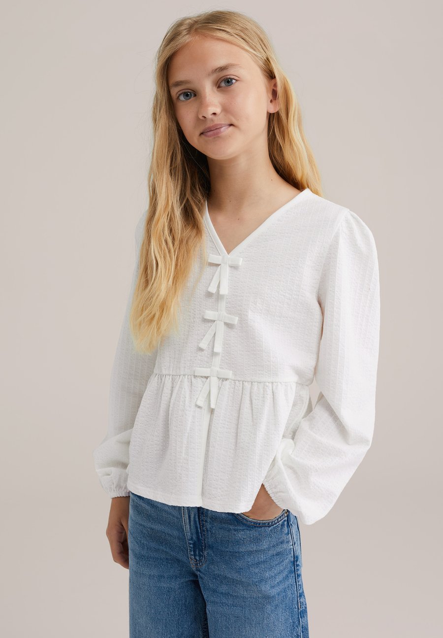 Блуза WE Fashion Blouse, Off-White
Блуза WE Fashion Blouse, Off-White
