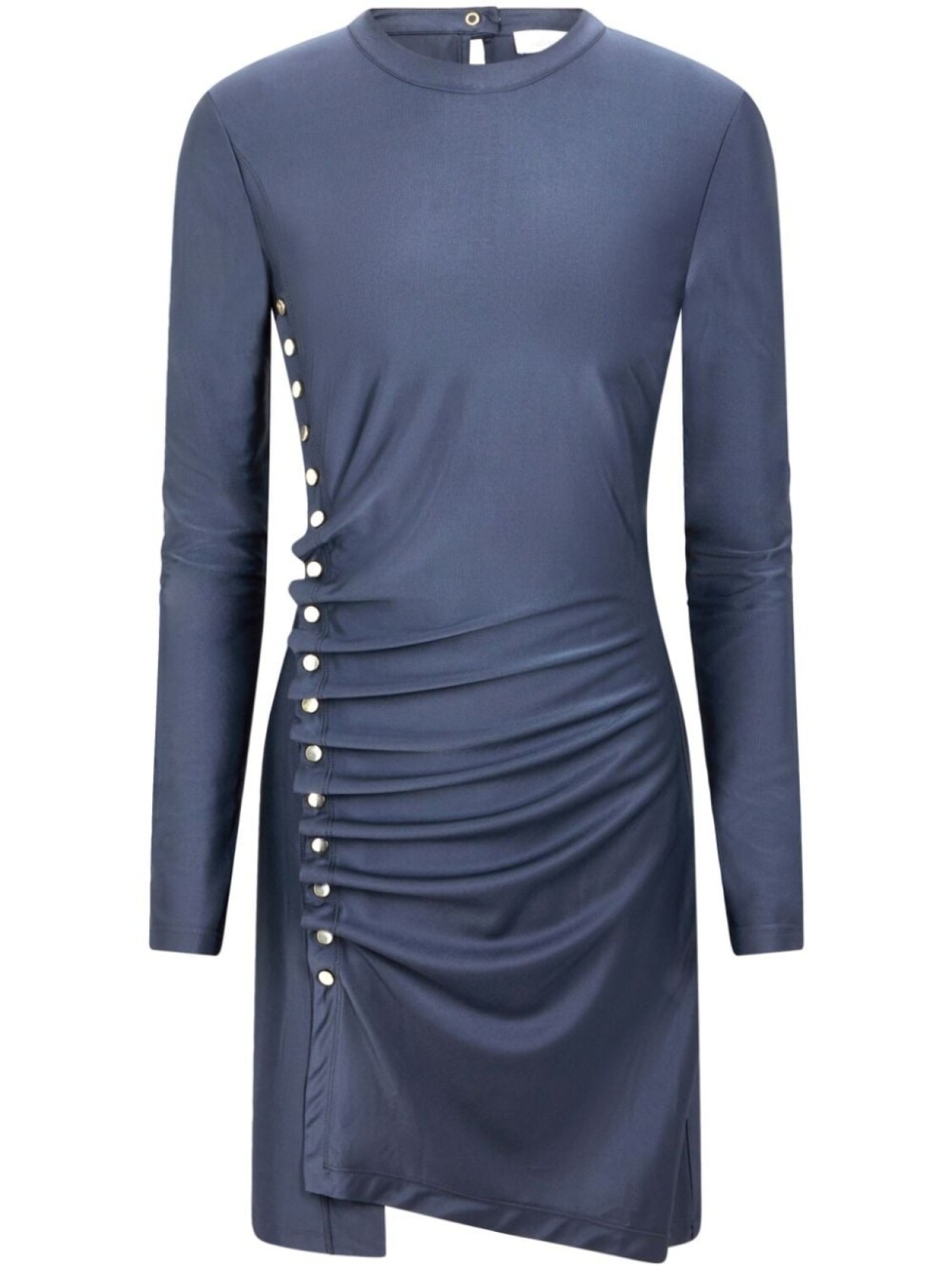 Rabanne короткое платье-футболка асимметричного кроя, синий
Rabanne короткое платье-футболка асимметричного кроя, синий