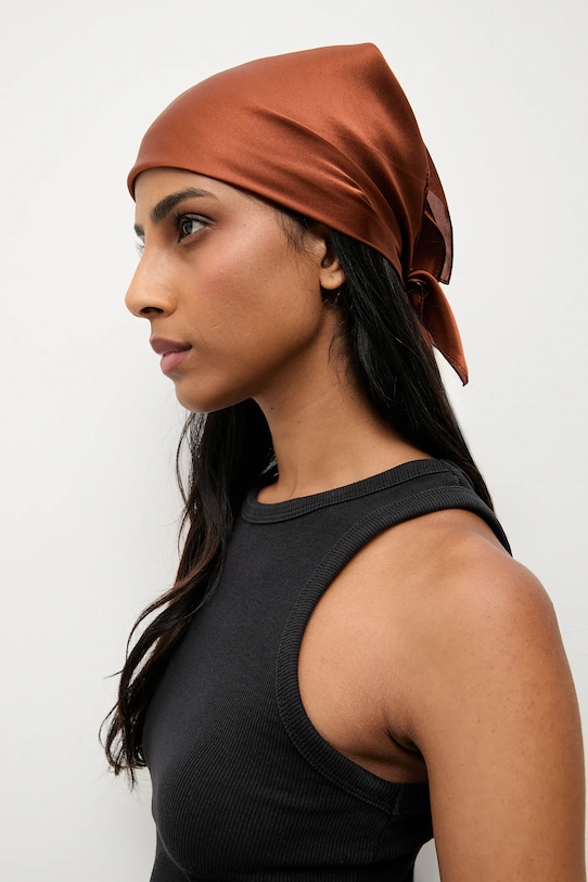 Шелковый шарф Answear.Lab, коричневый
Шелковый шарф Answear.Lab, коричневый