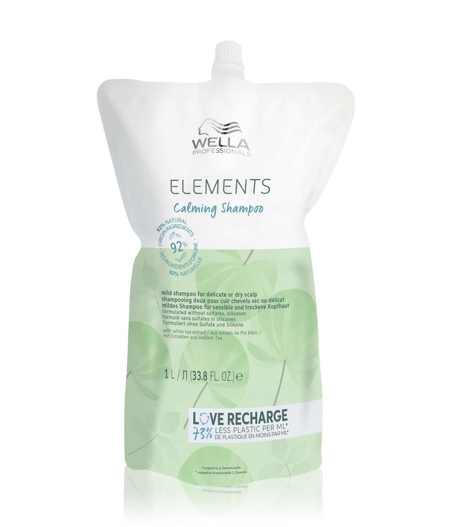Шампунь для волос Wella Professionals Elements Calming Nachfüllpack, 1000 ml
Шампунь для волос Wella Professionals Elements Calming Nachfüllpack, 1000 ml
