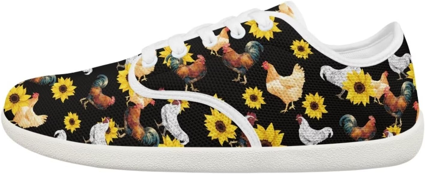 Женские и подростковые кроссовки Forchrinse с декоративной бабочкой, широкие, для бега и тенниса, с нулевым перепадом, модные кроссовки с мягкой подошвой, Rooster Sunflower
Женские и подростковые кроссовки Forchrinse с декоративной бабочкой, широкие, для бега и тенниса, с нулевым перепадом, модные кроссовки с мягкой подошвой, Rooster Sunflower