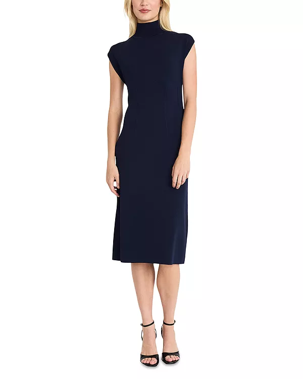 Платье миди с короткими рукавами Luxely, синий
Платье миди с короткими рукавами Luxely, синий