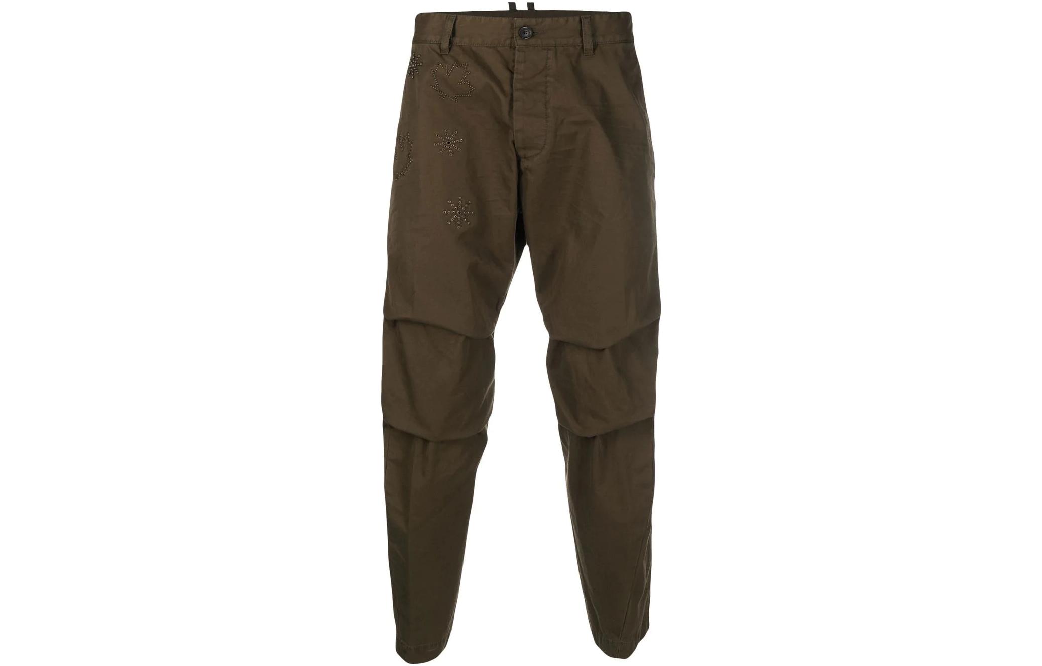 Брюки-чинос с принтом кленового листа DSQUARED 2, оливковый
Брюки-чинос с принтом кленового листа DSQUARED 2, оливковый