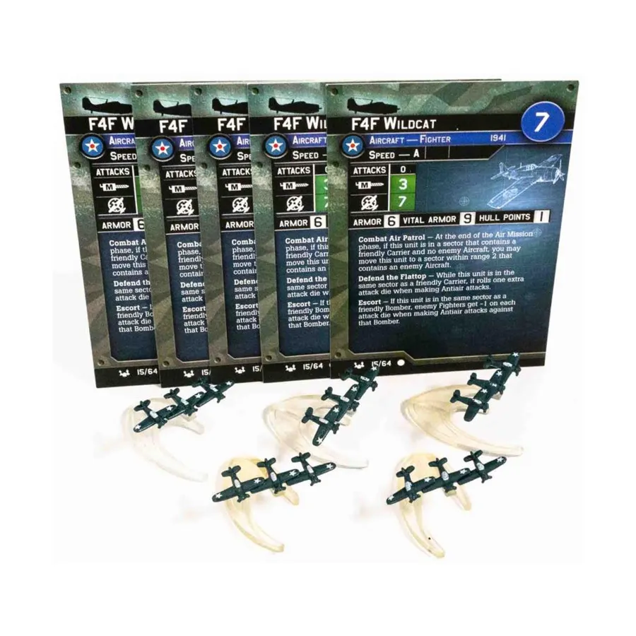 F4F Дикая кошка (С) x5, Axis & Allies - Collectible Miniatures Game - War at Sea - Base Set Singles
F4F Дикая кошка (С) x5, Axis & Allies - Collectible Miniatures Game - War at Sea - Base Set Singles
