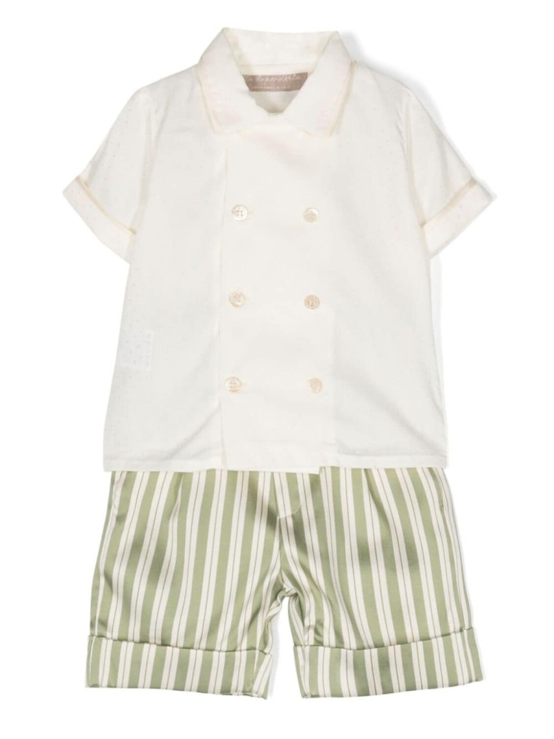 Комплект Emanuele из топа и шортов La Stupenderia, зеленый
Комплект Emanuele из топа и шортов La Stupenderia, зеленый